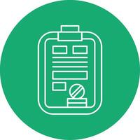 Schedule Line Multi Circle Icon vector