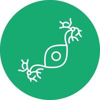 Pseudounipolar Line Multi Circle Icon vector