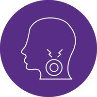 Breath Line Multi Circle Icon vector