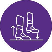 Step Line Multi Circle Icon vector
