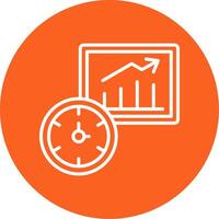Time To Market Line Multi Circle Icon vector