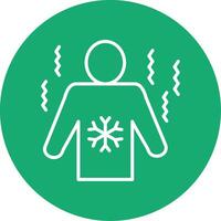 Chills Line Multi Circle Icon vector