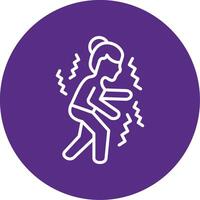 Parkinson Line Multi Circle Icon vector