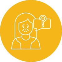 Parkinson Line Multi Circle Icon vector