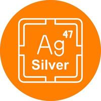 Silver Line Multi Circle Icon vector