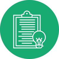 Summary Line Multi Circle Icon vector
