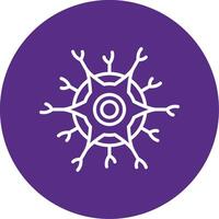 Neuron Line Multi Circle Icon vector