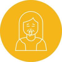 Drolling Line Multi Circle Icon vector