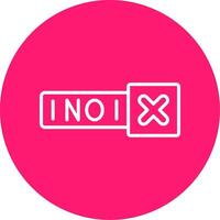 No Line Multi Circle Icon vector