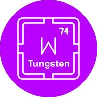 Tungsten Line Multi Circle Icon vector