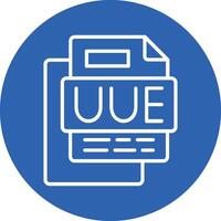 UUE File Line Multi Circle Icon vector