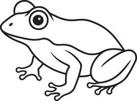Frog Icon Silhouette Graphics Illustration Design vector