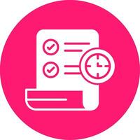 Term Glyph Multi Circle Icon vector