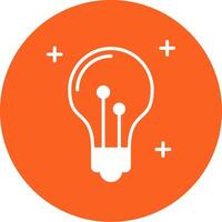 Idea Glyph Multi Circle Icon vector