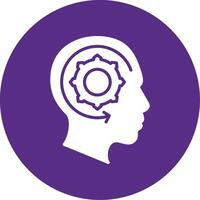 Learning Glyph Multi Circle Icon vector