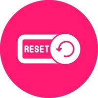 Reset Glyph Multi Circle Icon vector