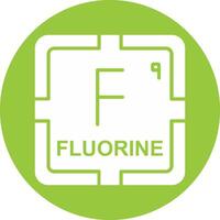 Fluorine Glyph Multi Circle Icon vector