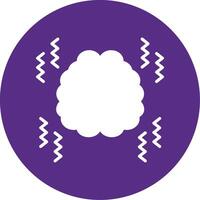 Parkinson Glyph Multi Circle Icon vector