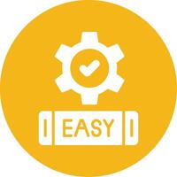 Easy Glyph Multi Circle Icon vector