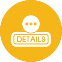 Details Glyph Multi Circle Icon vector
