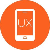 Ux Design Glyph Multi Circle Icon vector