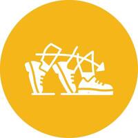Chug Glyph Multi Circle Icon vector