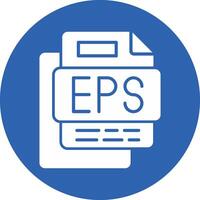 EPS File Glyph Multi Circle Icon vector
