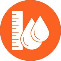 Water Level Glyph Multi Circle Icon vector