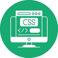 Css Glyph Multi Circle Icon vector