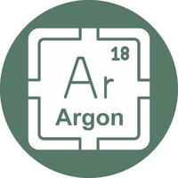 Argon Glyph Multi Circle Icon vector