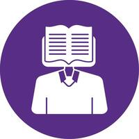 Learning Glyph Multi Circle Icon vector