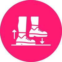 Step Glyph Multi Circle Icon vector