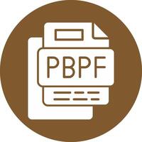 Ppt Business Presentation File Glyph Multi Circle Icon vector