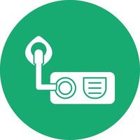 Oxygen Glyph Multi Circle Icon vector