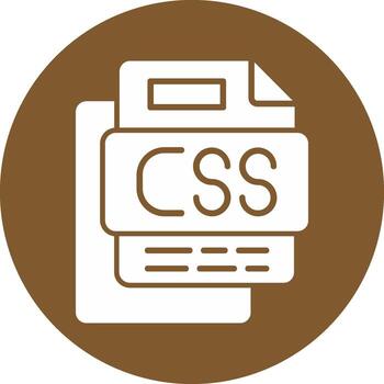 css archivo glifo multi circulo icono vector