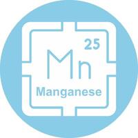 Manganese Glyph Multi Circle Icon vector