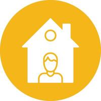 Isolation Glyph Multi Circle Icon vector