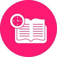Continuous Learning Glyph Multi Circle Icon vector