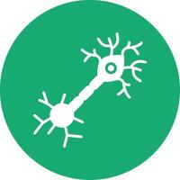 Multipolar Neuron Glyph Multi Circle Icon vector