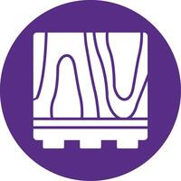 Floor Glyph Multi Circle Icon vector