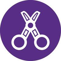 Tailor Glyph Multi Circle Icon vector