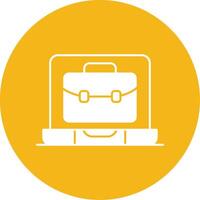 OnGlyph Multi Circle Portfolio Glyph Multi Circle Icon vector