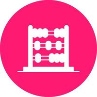 Abacus Glyph Multi Circle Icon vector