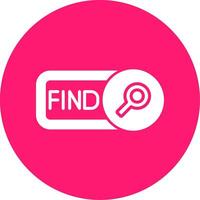 Find Glyph Multi Circle Icon vector