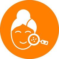 Check Glyph Multi Circle Icon vector