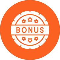 Bonus Glyph Multi Circle Icon vector