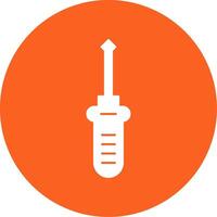 Screwdriver Glyph Multi Circle Icon vector