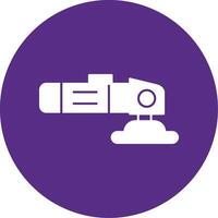 Polisher Glyph Multi Circle Icon vector