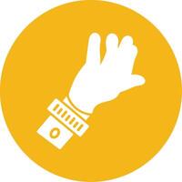 Mantoux Test Glyph Multi Circle Icon vector