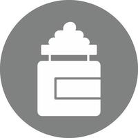 Moisturizer Glyph Multi Circle Icon vector